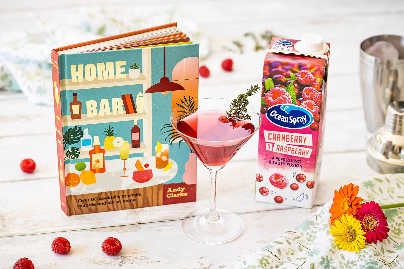 Raspberry & Cranberry Martini