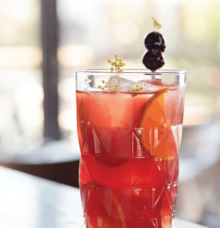 Ruby Sunrise Mocktail