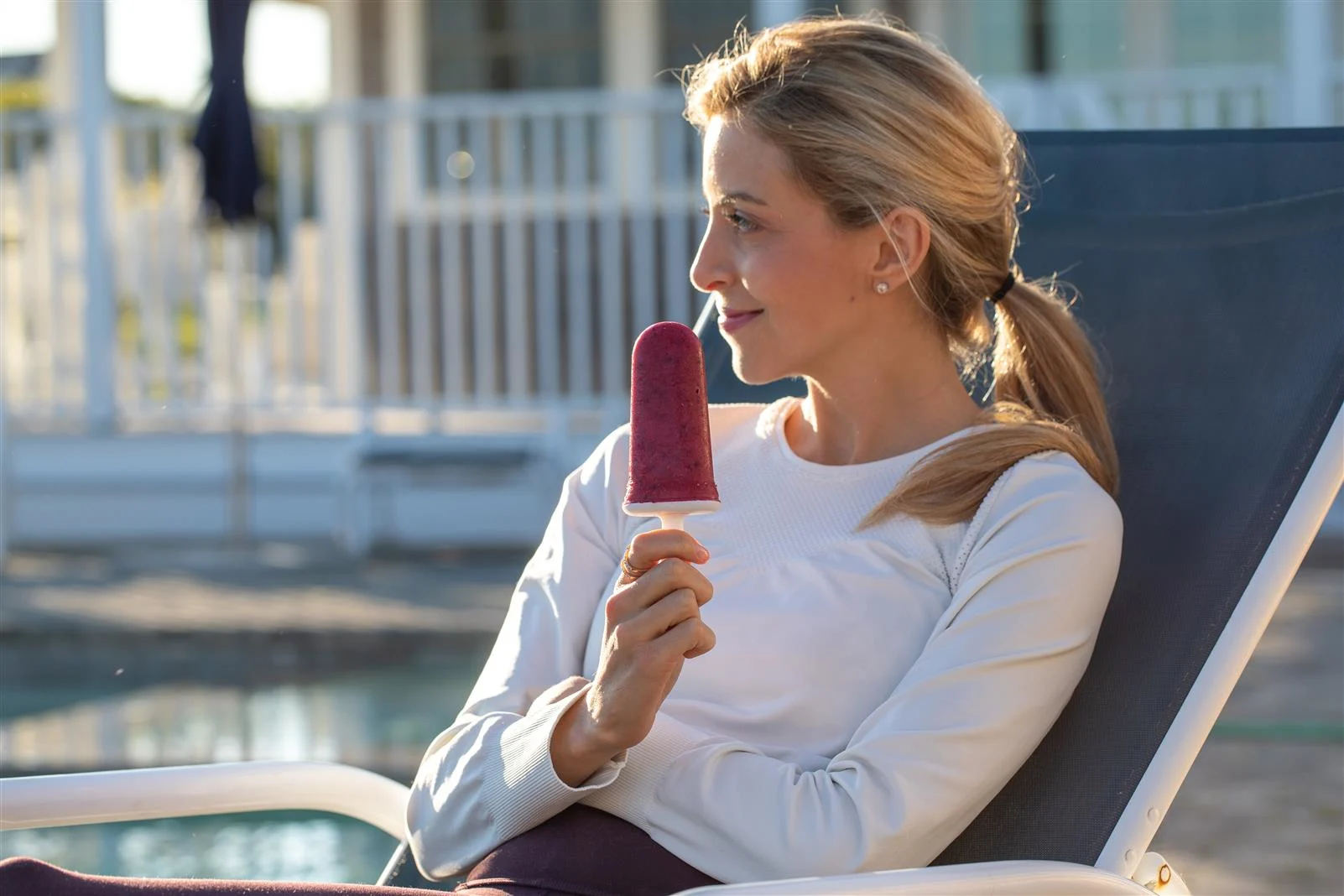 Cranberry Smoothie Popsicles