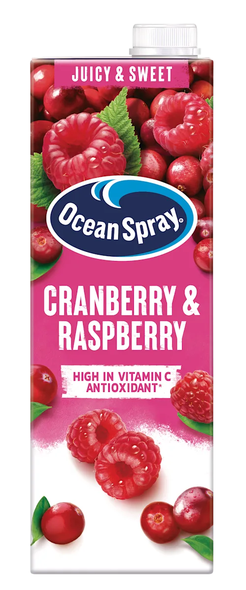 Cranberry & Raspberry Juice Drink 1L