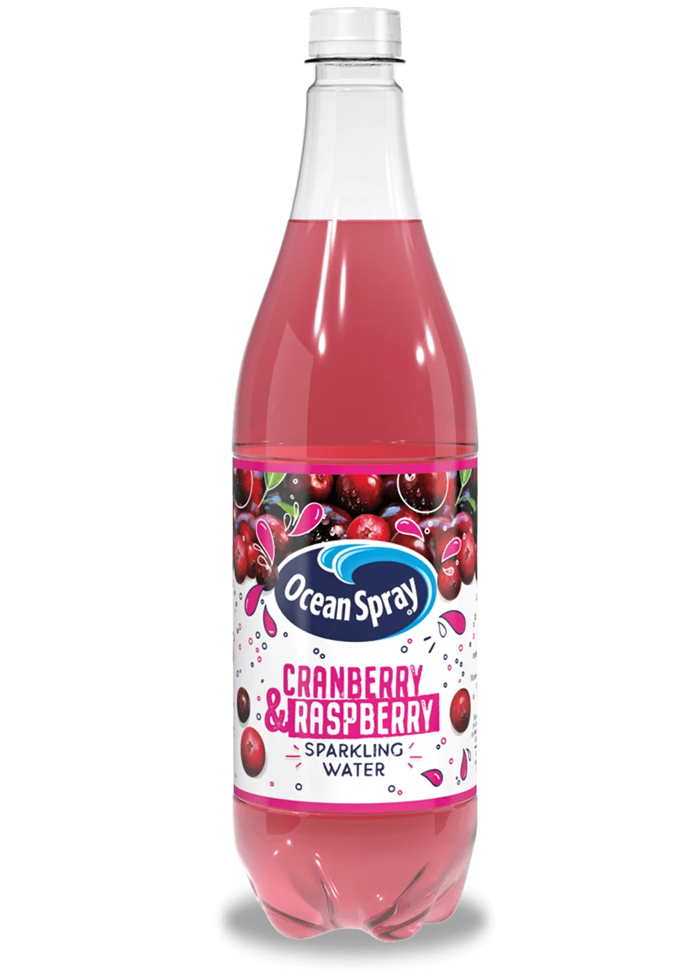 Cranberry Raspberry Sparkling Water 1L