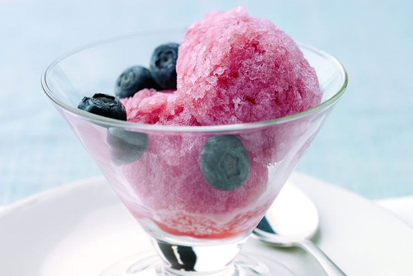 Blueberry and Citrus Sorbet