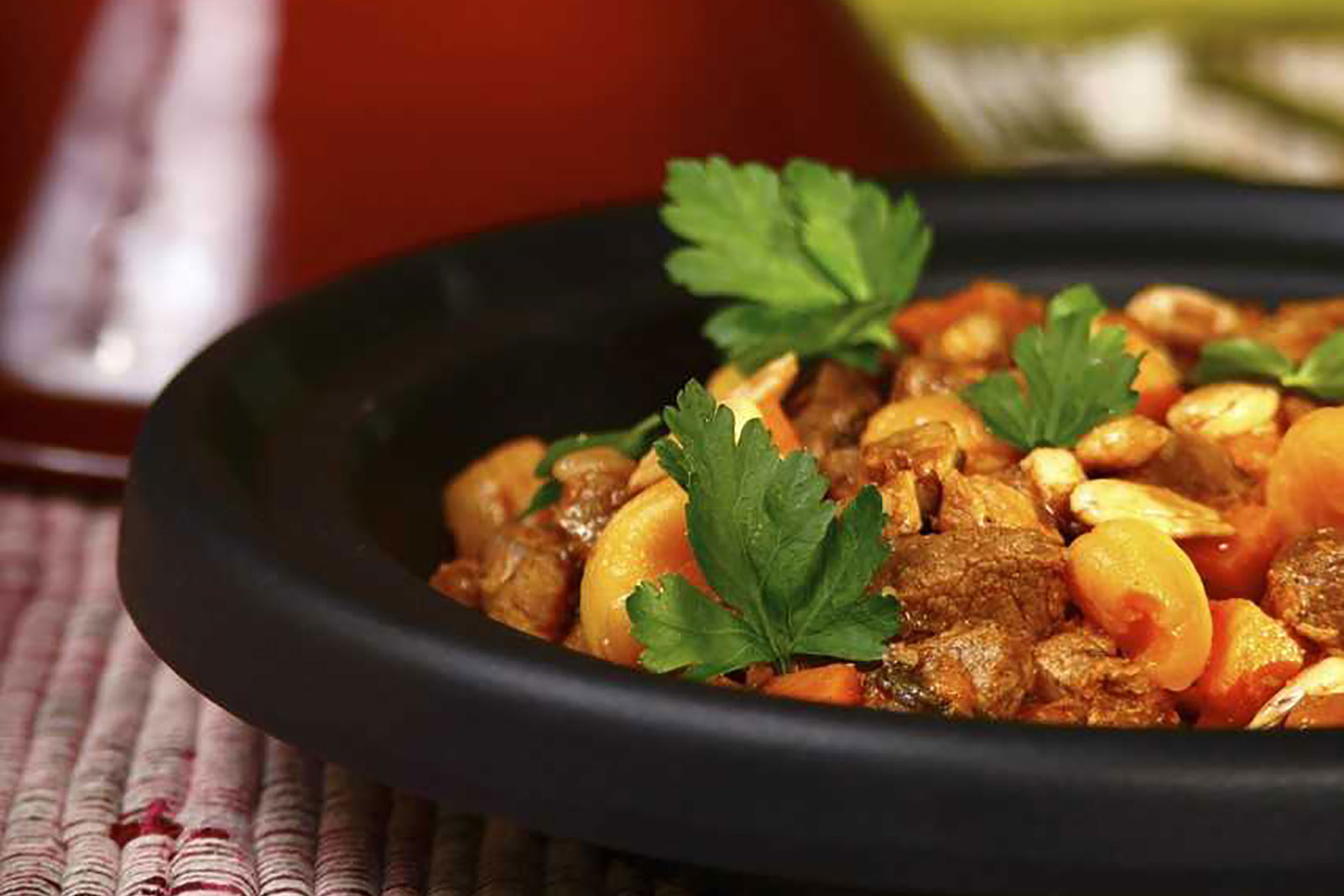 Hearty Pumpkin and Cranberry Tagine