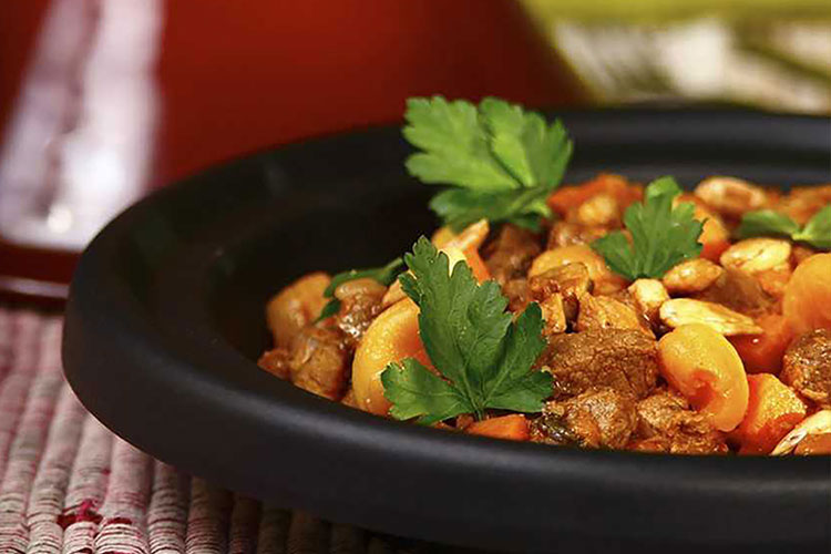 Hearty Pumpkin and Cranberry Tagine